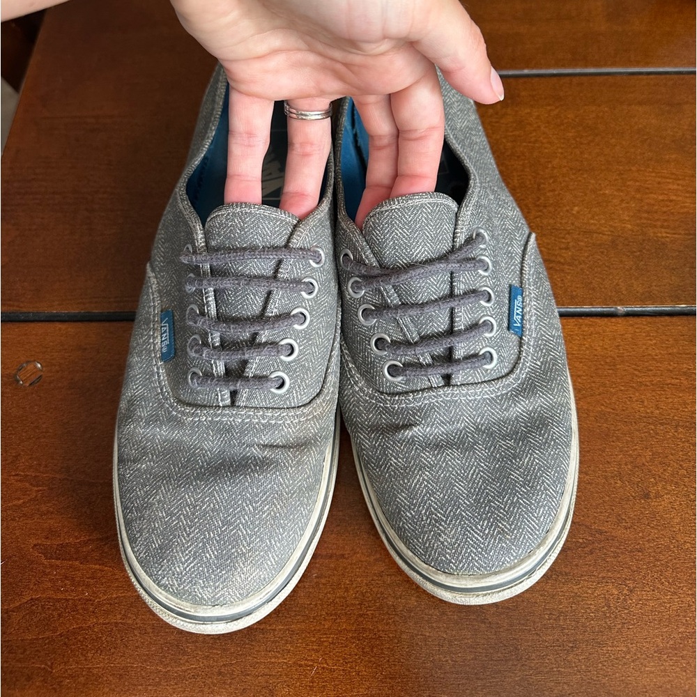 Size 9 gray vans